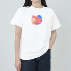 aoking_のグラデーション猫2 Heavyweight T-Shirt