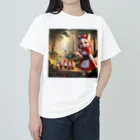 AI Creative Hub（AIクリエイティブハブ）の赤ずきん狼と小人たち Heavyweight T-Shirt