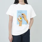 目野正月のゆでアボ Heavyweight T-Shirt