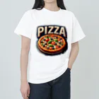 miraikunのピザ ヘビーウェイトTシャツ