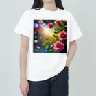 reonasdの情熱の神秘薔薇 ヘビーウェイトTシャツ