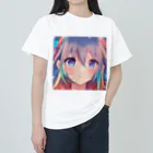 samefudeのAI美少女コレクション Heavyweight T-Shirt