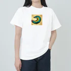 もしもショップの可愛いワニ Heavyweight T-Shirt