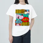 めいぷる工房メキシコサラマンダー支店のアメコミ風サラマンダー ヘビーウェイトTシャツ