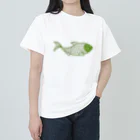 mumusの魚　green ヘビーウェイトTシャツ