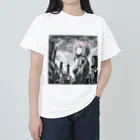 AIイラスト工房のCyberpunk_002 Osaka girl ヘビーウェイトTシャツ