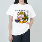 旅猫王子れぉにゃん👑😼公式(レイラ・ゆーし。)のキツネうどん☆れぉにゃん Heavyweight T-Shirt