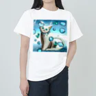 えぬいぬぬいぬのきれいなねこ ヘビーウェイトTシャツ