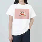 SuperDanceCatの餃（猫）子 ヘビーウェイトTシャツ