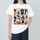 ワンダーワールド・ワンストップのかわいいたくさんのハローウィーンキャラクター③ ヘビーウェイトTシャツ