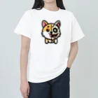 Mine-1のかわいい芝犬グッズ　ゾンビ化 ヘビーウェイトTシャツ