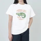 Yaya-rrのゆるキャラなワニ Heavyweight T-Shirt