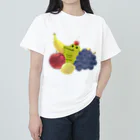 わりとせまいショップのblobwani(フルーツ) ヘビーウェイトTシャツ