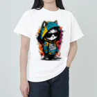 めんぼうさんやのちびネコ ヘビーウェイトTシャツ