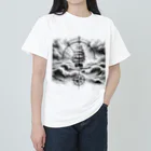 センターフィールドの嵐の中の航海 Heavyweight T-Shirt