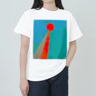 水草の太陽へと至る塔 Heavyweight T-Shirt