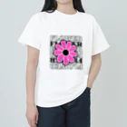 nene-cocoのpink flower  ヘビーウェイトTシャツ