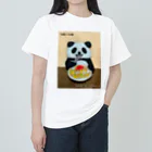 パンダのひこまろ【公式】の炒飯の奴隷 ヘビーウェイトTシャツ