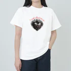 Love and peace to allの鉄の心臓が欲しい Heavyweight T-Shirt