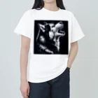 calcium369のシベリアン・ハスキー ヘビーウェイトTシャツ