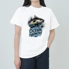 デザインカフェ の海洋の調和 ヘビーウェイトTシャツ