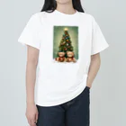 규리shopのテディーベア兄弟のクリスマス ヘビーウェイトTシャツ