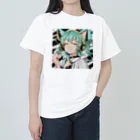 VOCALOID風な商品をのVOCALOID風 猫耳ちゃん ヘビーウェイトTシャツ