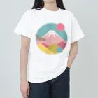 パステルな動物と食べ物と心強さとの1富士 2コウモリ 3タマネギ Heavyweight T-Shirt