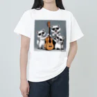 しろあらいぐまのラックスくんのラックスくんと音楽仲間 Heavyweight T-Shirt