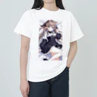 WAKEN0709の猫耳ゴスロリ美少女 ヘビーウェイトTシャツ