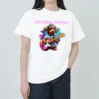 いぬTシャツ SBBSTYLE WANのダックスとエレキギター002 Heavyweight T-Shirt