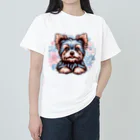 ガオのお店のかわいいヨークシャテリアのグッズ Heavyweight T-Shirt