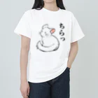 KUTSUYAのチラチラするチンチラ ヘビーウェイトTシャツ