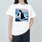 Hamatsukiのペンギン（折り紙風） ヘビーウェイトTシャツ