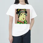 じゃぱにぃずぴぃぽぅの三世瀬川菊之丞の田辺文蔵妻おしづ Heavyweight T-Shirt