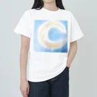 もなころショップの三日月　パステルアート Heavyweight T-Shirt