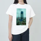 takanoripの建設中のビル ヘビーウェイトTシャツ