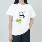 Tシャツ専門店T-Brandの不貞腐れパンダ Heavyweight T-Shirt