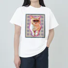 ペッチャリーノ・ヘチマチョフのネコ ヘビーウェイトTシャツ