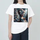 DeenaDeeのRococo Reverie: Moonlit Elegance 「月夜と少女のロココ夢物語」 ヘビーウェイトTシャツ