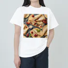 Dancing Sweets のダンシングクレープ Heavyweight T-Shirt