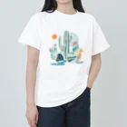 Olive Leaf Designs のOasis オアシス Heavyweight T-Shirt