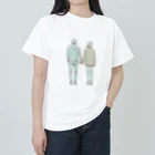 ヤシキ屋敷の冬の共鳴 ヘビーウェイトTシャツ