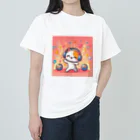 faustのダンス猫3 ヘビーウェイトTシャツ