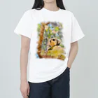 可愛いチワプー、オレオとノッテの水彩画ノッテ ヘビーウェイトTシャツ