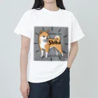 MarilyneのジャパニーズわんこShiba ヘビーウェイトTシャツ