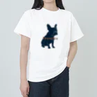 FRENCHIEのシルエットフレブル ヘビーウェイトTシャツ