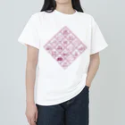 ANKO PRODUCTの和スイーツ井桁仕切 紫 Heavyweight T-Shirt