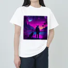 tagosakunの幻想的な夜空、夜行性の生態 Heavyweight T-Shirt