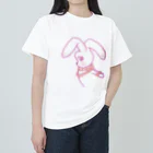 縄猫のお店の縄兎ちゃん/rope bunny （能登半島地震応援アイテム） ヘビーウェイトTシャツ